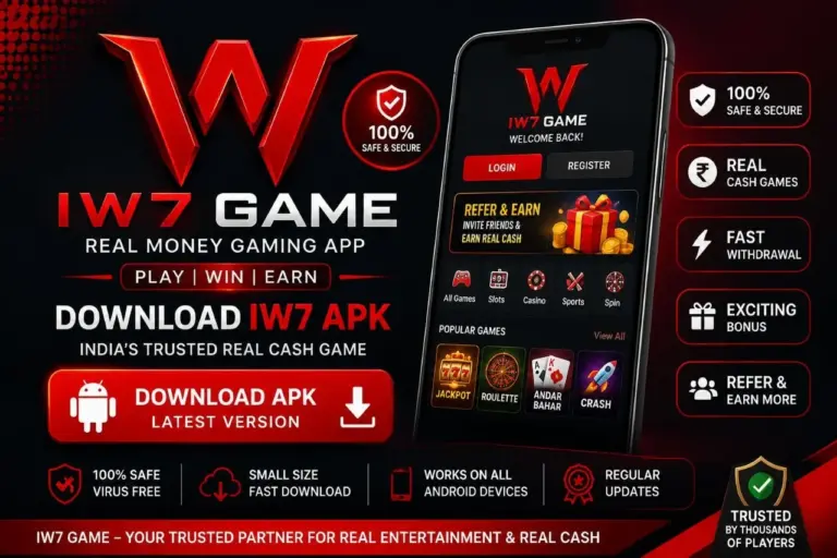 Download IW7 Game APK latest version with slots games, poker, casino games, sports games, bonuses, and secure gameplay.